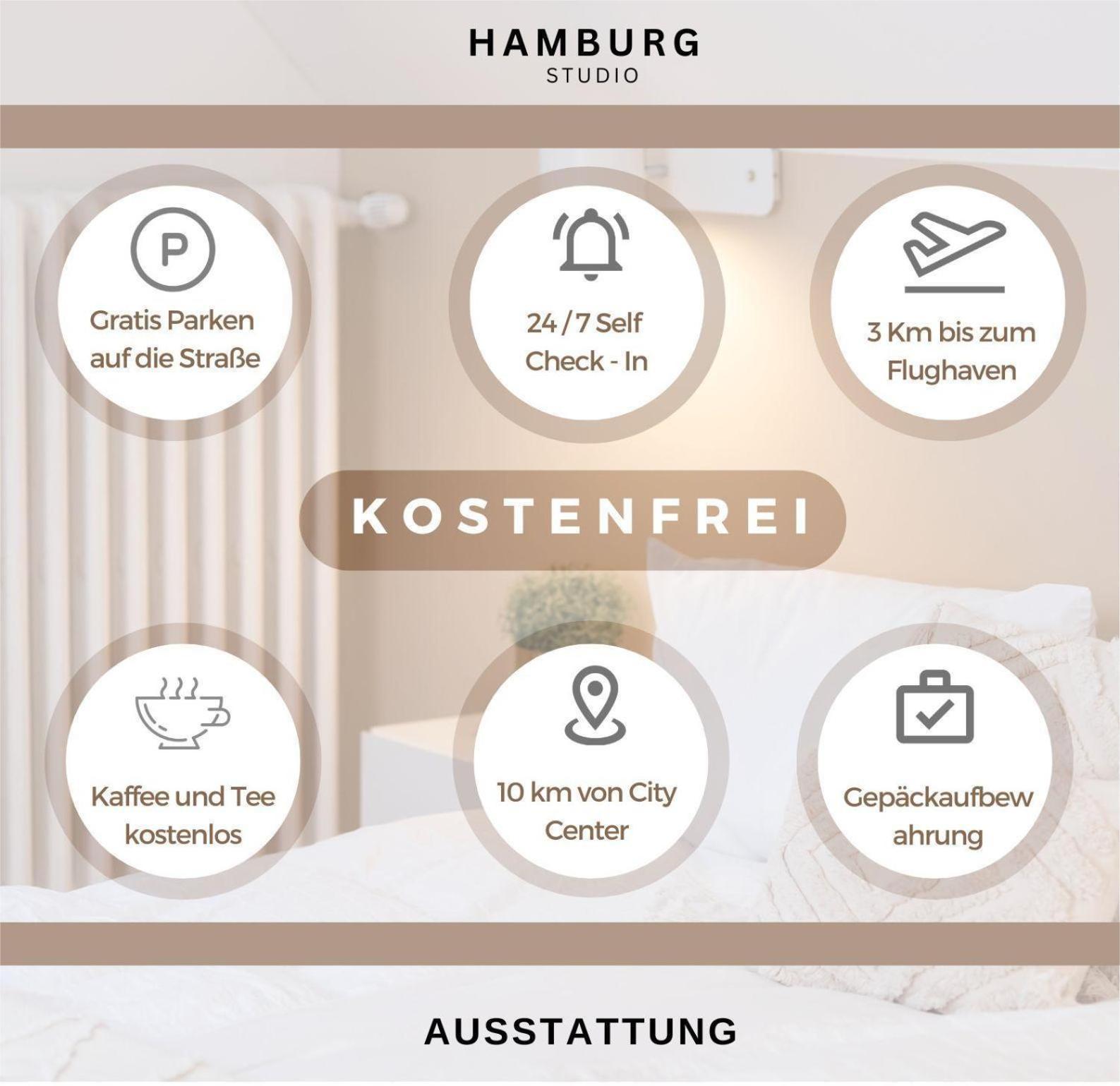 Hamburg Studio Fuer Bis Zu 4 Personen Ngoại thất bức ảnh